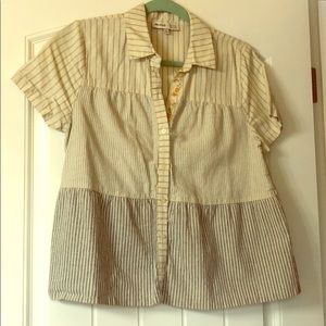 Madewell Cotton Striped Blouse
